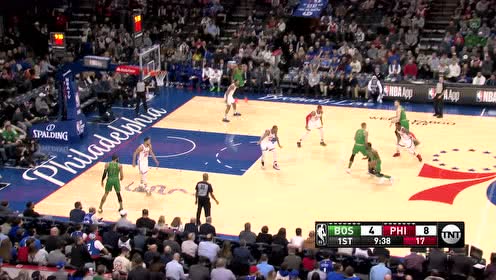 【NBA集锦】这是他熟悉的节奏 沃克连续借掩护追身三分连中两元