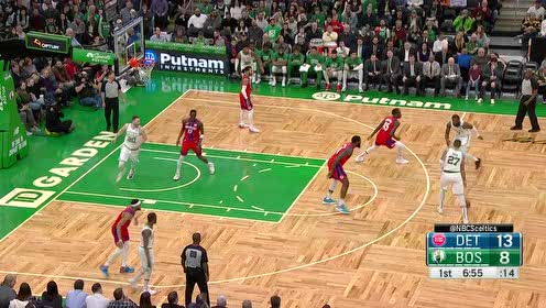 【NBA集锦】就不突气不气！布朗外线开镜瞄准三分击靶
