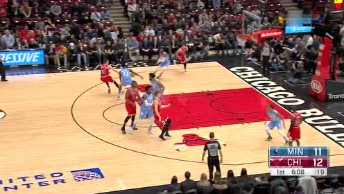 【NBA集錦】干得漂亮！薩托蘭斯基夾縫插針助攻拉文暴力炸筐