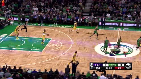 【NBA集锦】抄球就扔不看距离 海沃德超远三分一箭穿心