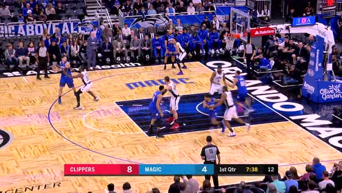 【NBA集锦】武切维奇人缝击地送妙传 戈登接球翻身跳投美如画