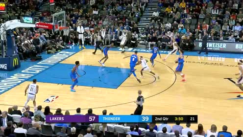 【NBA集錦】突出一個瀟灑自如 朗多反擊突破長驅直入反手上籃