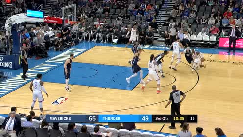 【NBA集錦】亞歷山大底角開火遠投得手 東契奇撤步后仰三分還擊