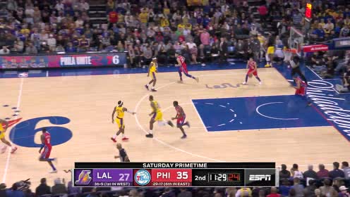 【NBA集錦】突破就像大風(fēng)吹 詹皇一步甩開(kāi)防守輕松上籃