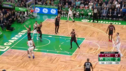 【NBA集锦】小兔子必须给年终奖!塔图姆延续手感单打拉文后仰跳投
