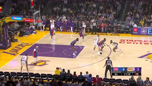 【NBA集锦】詹姆斯vs活塞集锦 21+14+11制霸禁区平筐暴扣带队险胜