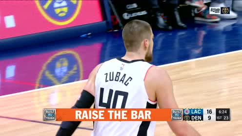 【NBA集锦】防守漏成筛子 莱昂纳德妙传祖巴茨飞身暴扣