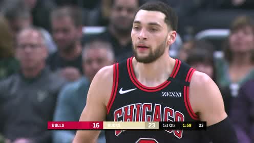 【NBA集锦】羽雕弓长翎箭 拉文外线三分手起刀落