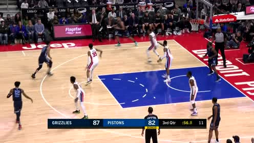 【NBA集錦】這防守形同虛設(shè) 莫蘭特獨闖龍?zhí)兜褪稚匣@打進