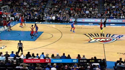 【NBA集錦】利拉德運(yùn)籌帷幄組織進(jìn)攻 連線懷特塞德雙手暴扣
