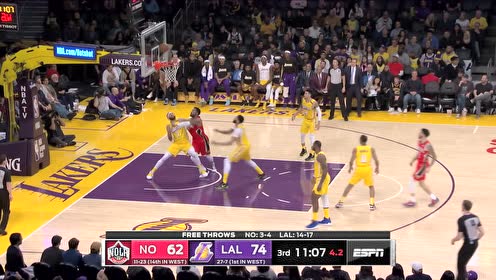 【NBA集錦】老詹這是念舊了？烏龍傳球波爾反擊后仰跳投命中