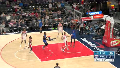 【NBA集錦】奧古斯丁妙手送助攻 班巴一步登天暴力拽筐重扣
