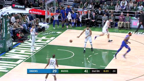 【NBA集锦】安排妥当!诺克斯突破篮下夹缝递手罗宾逊挂筐暴扣