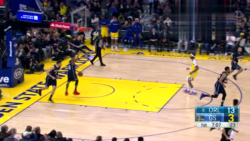 【NBA集锦】外线开花 普尔拉塞尔连中三记三分