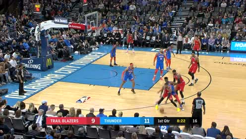 【NBA集錦】保羅追身三分一箭穿心 利拉德單手變向過防守上籃一氣呵成成