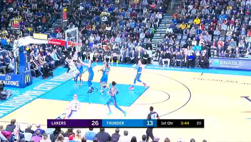 【NBA集錦】朗多超遠長傳縱貫全場 波普吃餅打成2+1人仰馬翻
