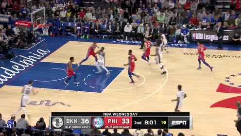 【NBA集锦】终于开胡 欧文标志性变向换手舔篮得首分