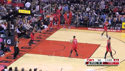 【NBA集锦】爷的投射是出了名的!伊巴卡首球三分一箭穿心