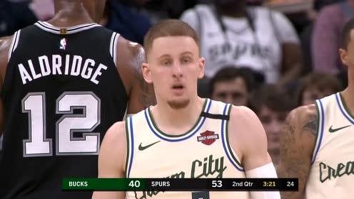 【NBA集锦】身体素质令人赞叹 迪文琴佐滞空隔人换手挑篮