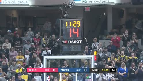 【NBA集錦】緬懷時刻 公牛步行者開場雙方互送24秒違例致敬科比