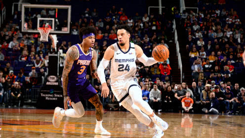 【NBA集锦】灰熊121-114太阳 瓦兰独得30+8布克40分难救主