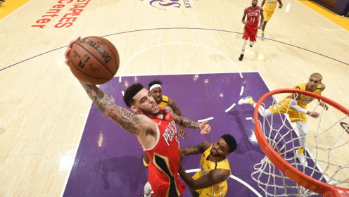 【NBA集錦】小伙子爆發(fā)力很強 球哥反擊經典單臂滑翔脆扣主場仍有歡呼