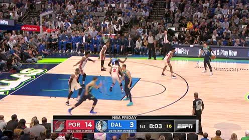 【NBA集锦】总算有收获！东契奇开镜瞄准超远三分一箭穿心