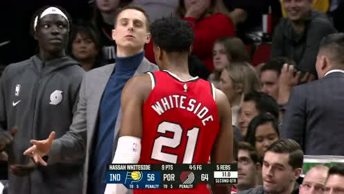 【NBA集錦】關(guān)鍵小子利拉德！利拉德殺入內(nèi)線壓哨上籃命中