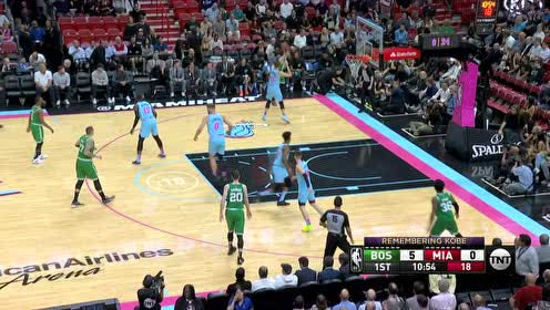 【NBA集錦】送你一波8-0 杰倫布朗三分穿心打停熱火