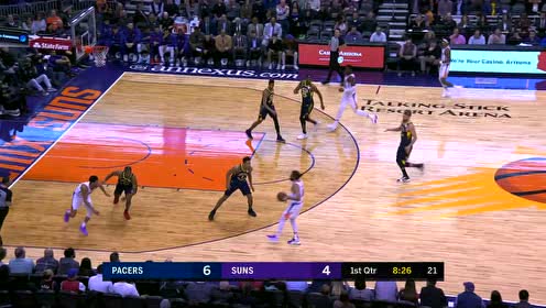 【NBA集锦】击地妙传华丽连线 卢比奥连线布克空接双臂扣篮