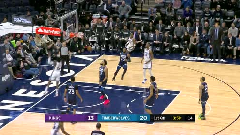 【NBA集锦】人挡杀人佛挡杀佛 福克斯风驰电掣直杀禁区单臂劈扣炸筐