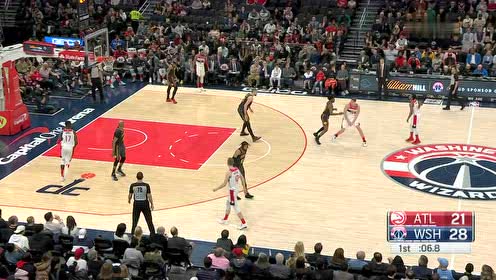 【NBA集錦】奇才最近狀態(tài)真不錯 貝爾坦斯準壓哨劈扣信手拈來