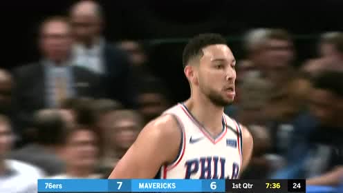 【NBA集錦】同樣的方式再扣一個 西蒙斯反擊暴扣一騎絕塵