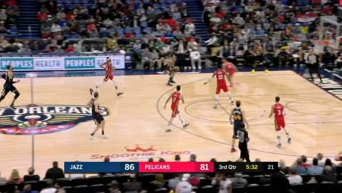 【NBA集錦】英格拉姆突破上籃得手 克拉克森底角三分穩(wěn)穩(wěn)命中