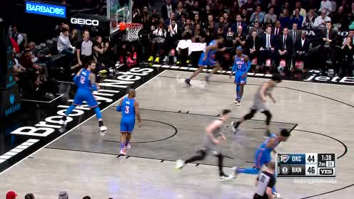 【NBA集錦】扣個痛快吧！庫魯茨突破分球阿倫無人盯人單手摁扣