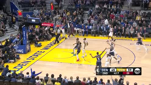 【NBA集锦】拉塞尔再射三分引欢呼 两队的反应判若水火
