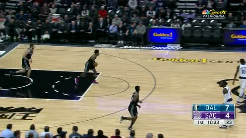 【NBA集錦】好靈活的小胖子！ 東契奇變向過關(guān)門秀操作直取腹地