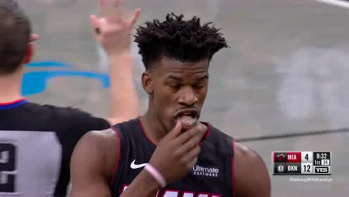 【NBA集锦】身壮如牛 巴特勒强顶对手轻松打成2+1