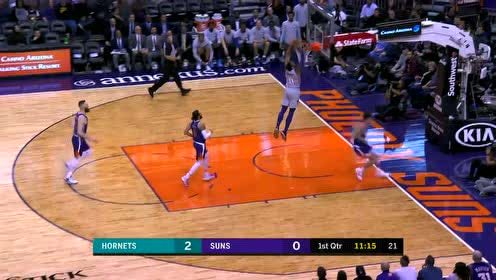 【NBA集锦】布里奇斯抢断反击一气呵成 直捣黄龙暴扣得手