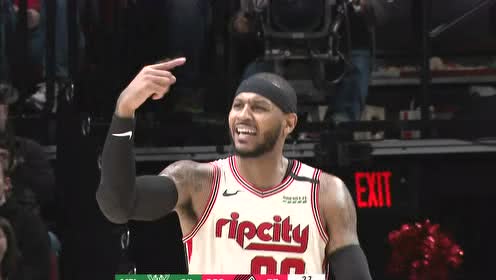 【NBA集錦】被針對(duì)？甜瓜頂著防守兩分打進(jìn)不料被吹進(jìn)攻犯規(guī)