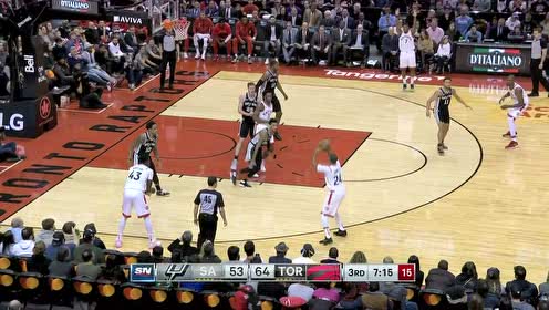 【NBA集锦】外线大炮蓄势待发!鲍威尔手感火热连续三分打停马刺