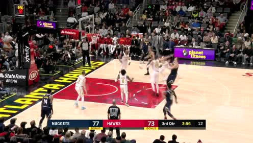 【NBA集錦】這距離手拿把攥 約基奇中距離跳投穩(wěn)穩(wěn)命中