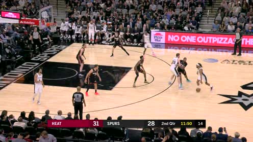 【NBA集锦】米尔斯上来一记三分开路 德拉季奇冷静回应对飙三分
