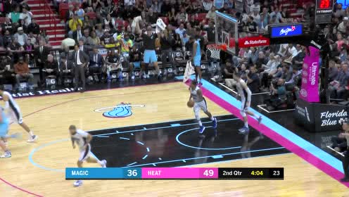 【NBA集锦】巴特勒突破回传 奥利尼克心领神会跟进双手暴扣