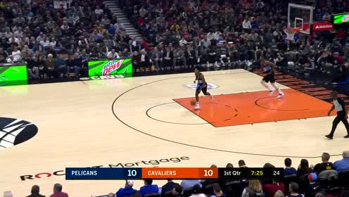 【NBA集錦】翻身跳投無視防守 英格拉姆腳踩蓮花中投穿網(wǎng)