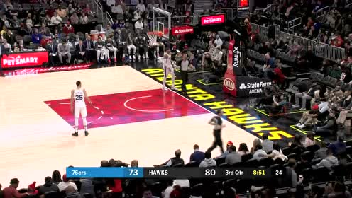 【NBA集錦】吹楊底線突破 回頭望月助瓊斯暴力灌筐