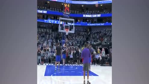 【NBA集錦】今天手感就是如此火熱！ 詹姆斯賽前訓(xùn)練logo三分6連中彈無虛發(fā)