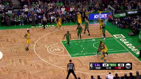 【NBA集锦】你大哥还是你大哥 詹姆斯蛇皮走位强硬抛投命中