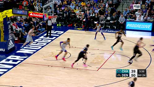 【NBA集锦】要服就服约基奇 队友不中约老师补篮命中