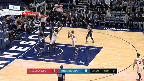 【NBA集锦】这瓜保甜!安东尼拼抢篮板中距离命中
